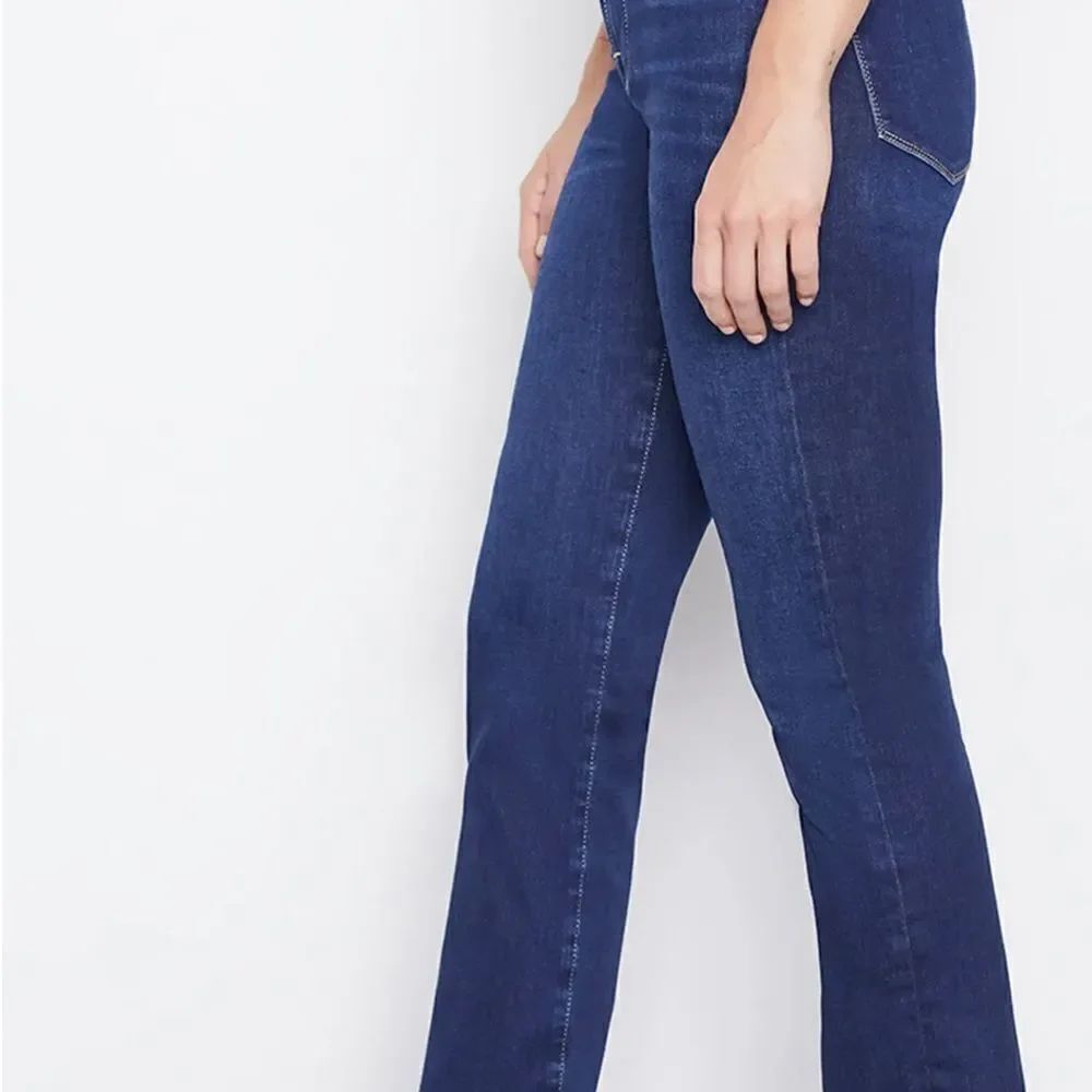 Le High Raw Hem Ankle Straight Leg Jeans - Picture 5 of 9